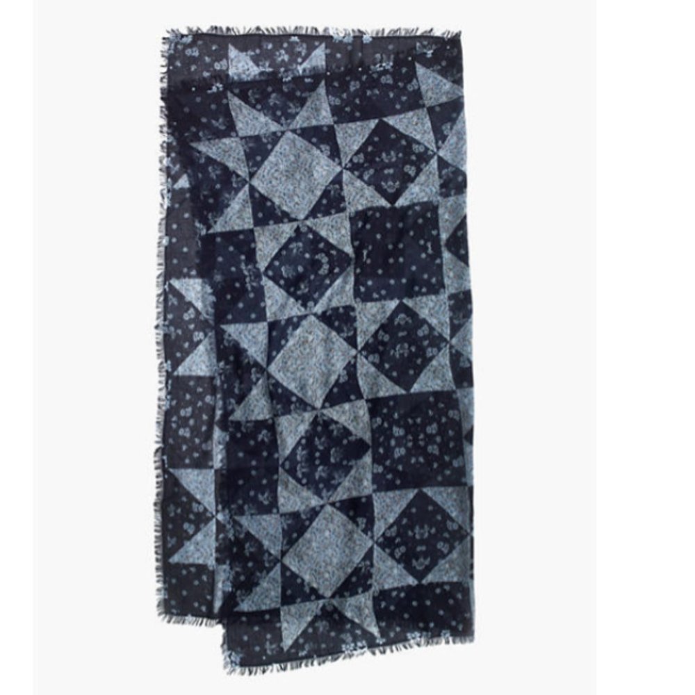 ✨HP✨ Madewell Paisley Square Scarf - Picture 3 of 5